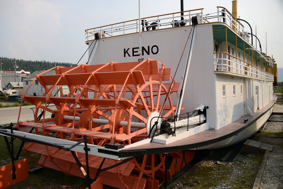 29B The SS Keno Sternwheel Paddle In Dawson City Yukon